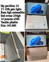 Ordinateur Hp Pavillon x360 / i3