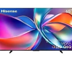 TV Hisense- LED- 65q6q, qled, quantum dot 4k -smart vidaa