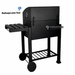 Barbecue à charbon avec four intégré – pour des grillades p...