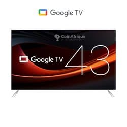 Téléviseur Astech 43" Google tv
