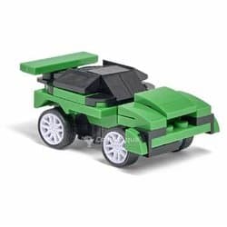 Jouet voiture de course miniature à construire 16 pièces