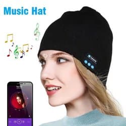 Puersit bonnet avec casque bluetooth