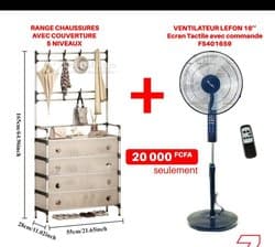 Pakk Ventilo avec rangement chaussures