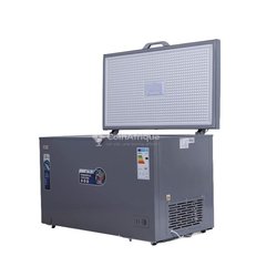 Congelateur Astech 400litres avec vitre gris ch400gm