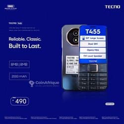 Tecno T455 double sim